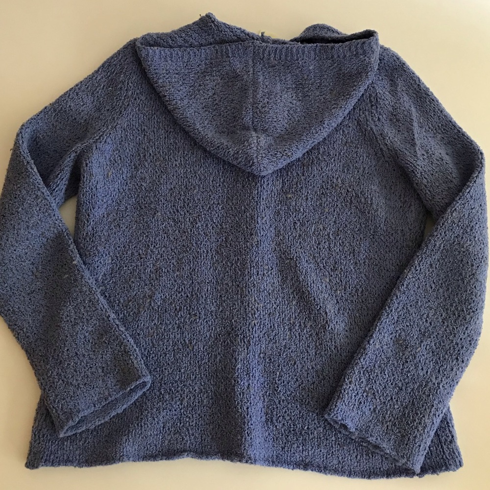 Sigrid Olsen Sweater Cardigan w hood - Picture 4 of 6